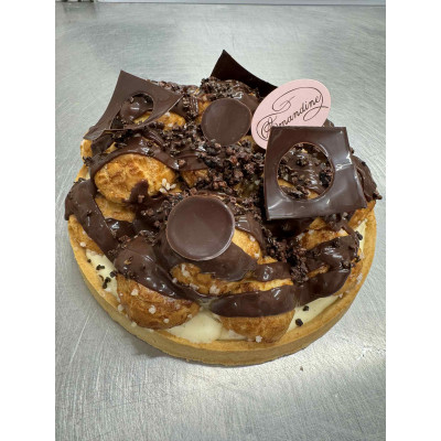 Tarte Profiterole Entremets  by Amandine Pâtisserie