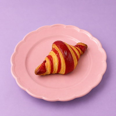 Croissant à la Framboise